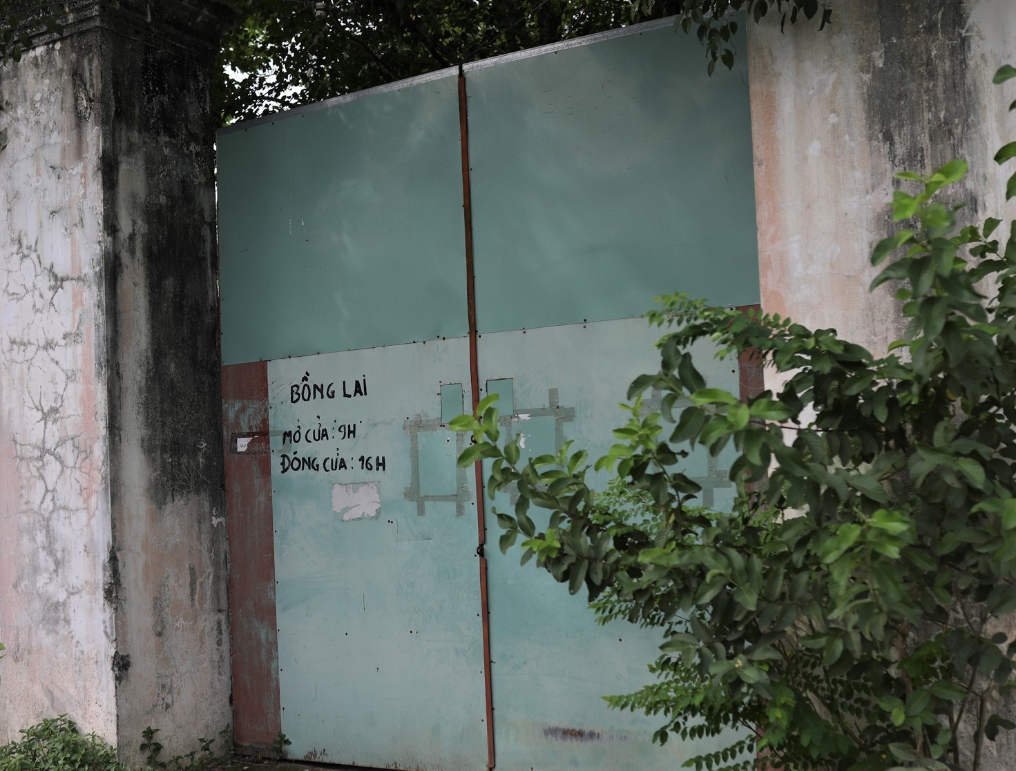 Cua dong im lim o Tinh that Bong Lai truoc phien xu hinh anh