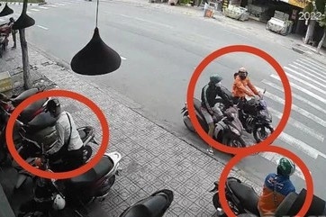 Bang nhom gia shipper, xe om cong nghe trom hang loat xe may hinh anh