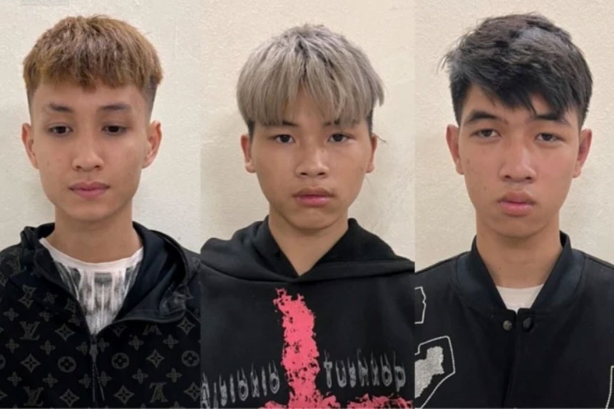 Tam giu 3 thanh nien mang hung khi di giai quyet mau thuan hinh anh