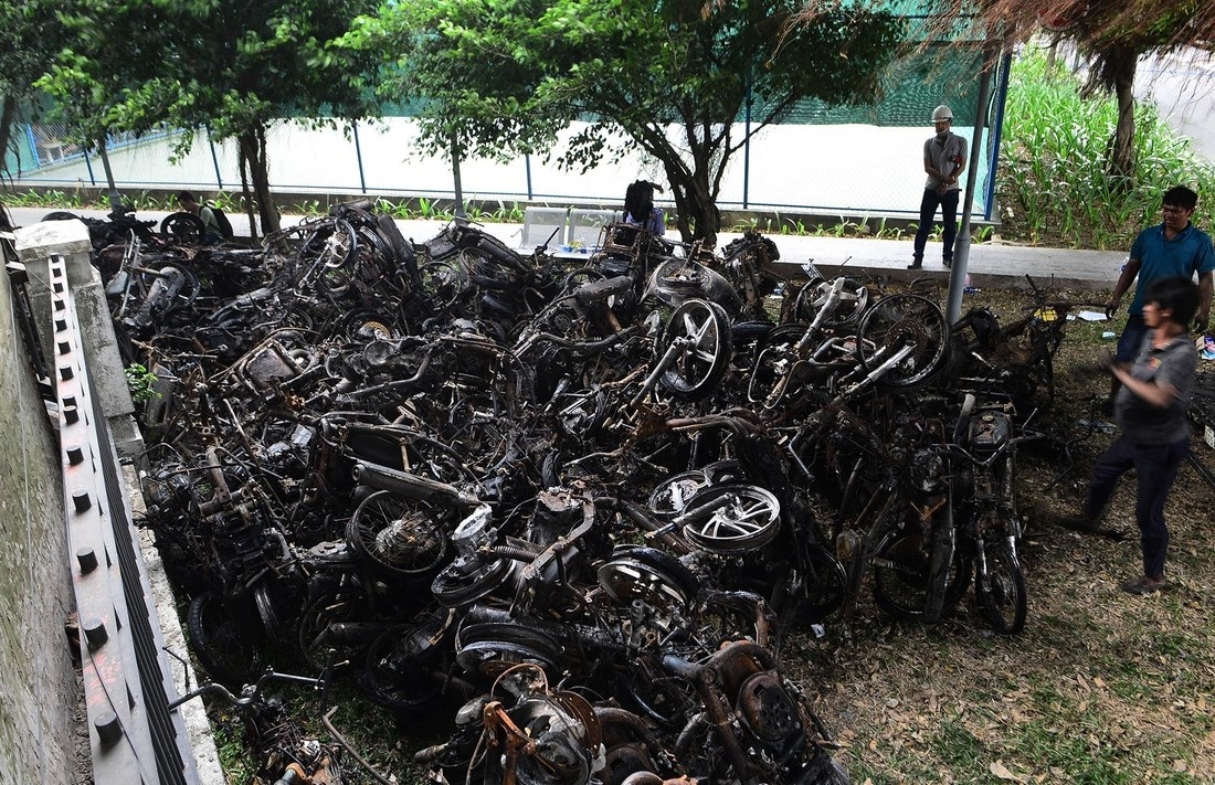 chay chung cu carina anh 2