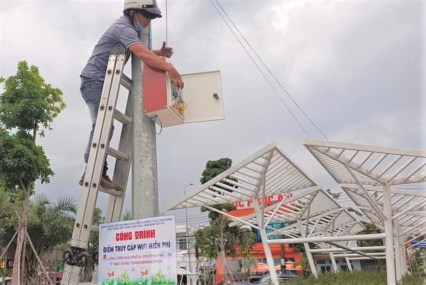 TP Thuan An phu song Wi-Fi noi cong cong cho nguoi dan dung mien phi hinh anh