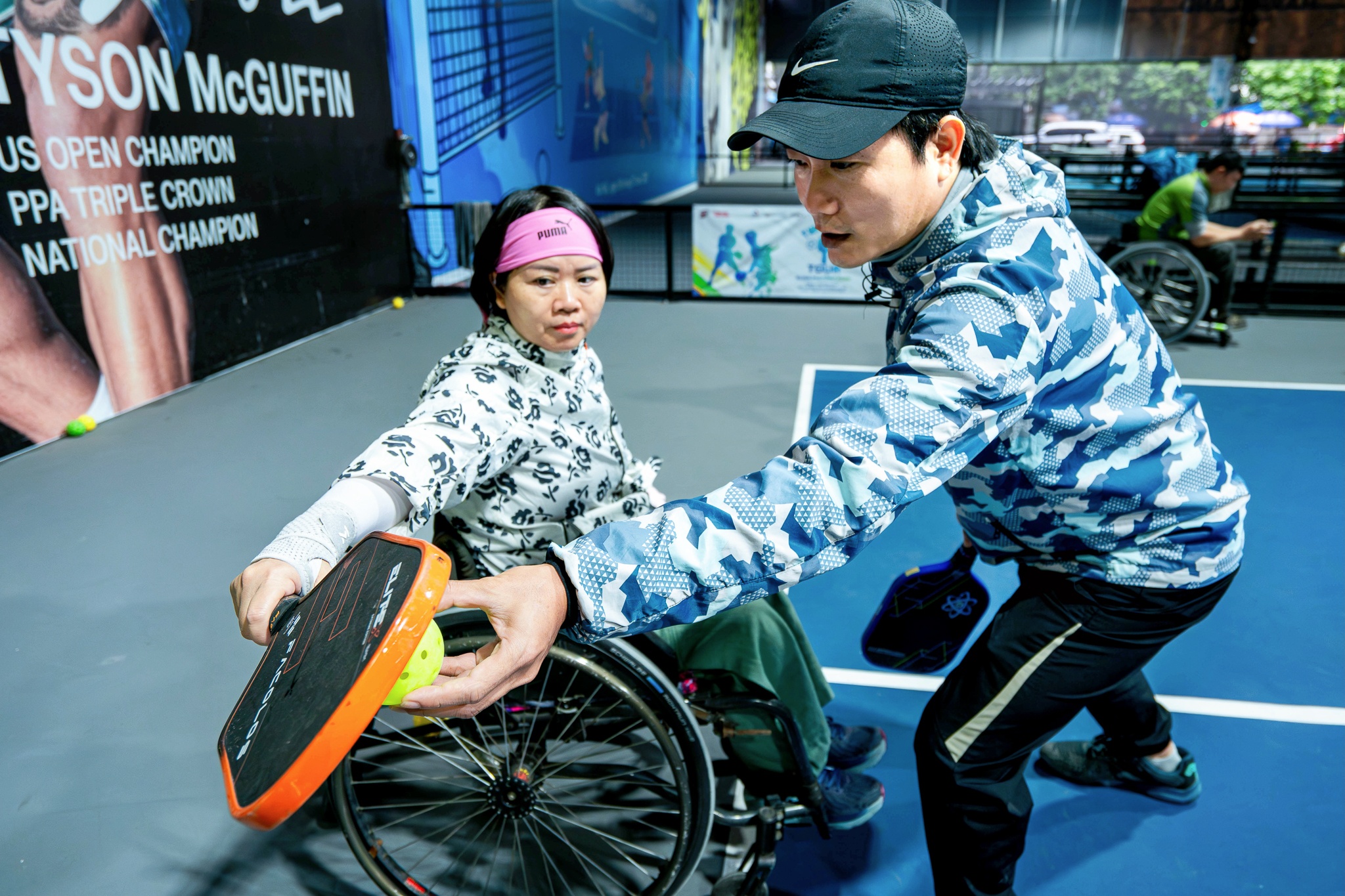 Tong thu ky Paralympic noi ly do pickleball hop nguoi khuyet tat Viet hinh anh