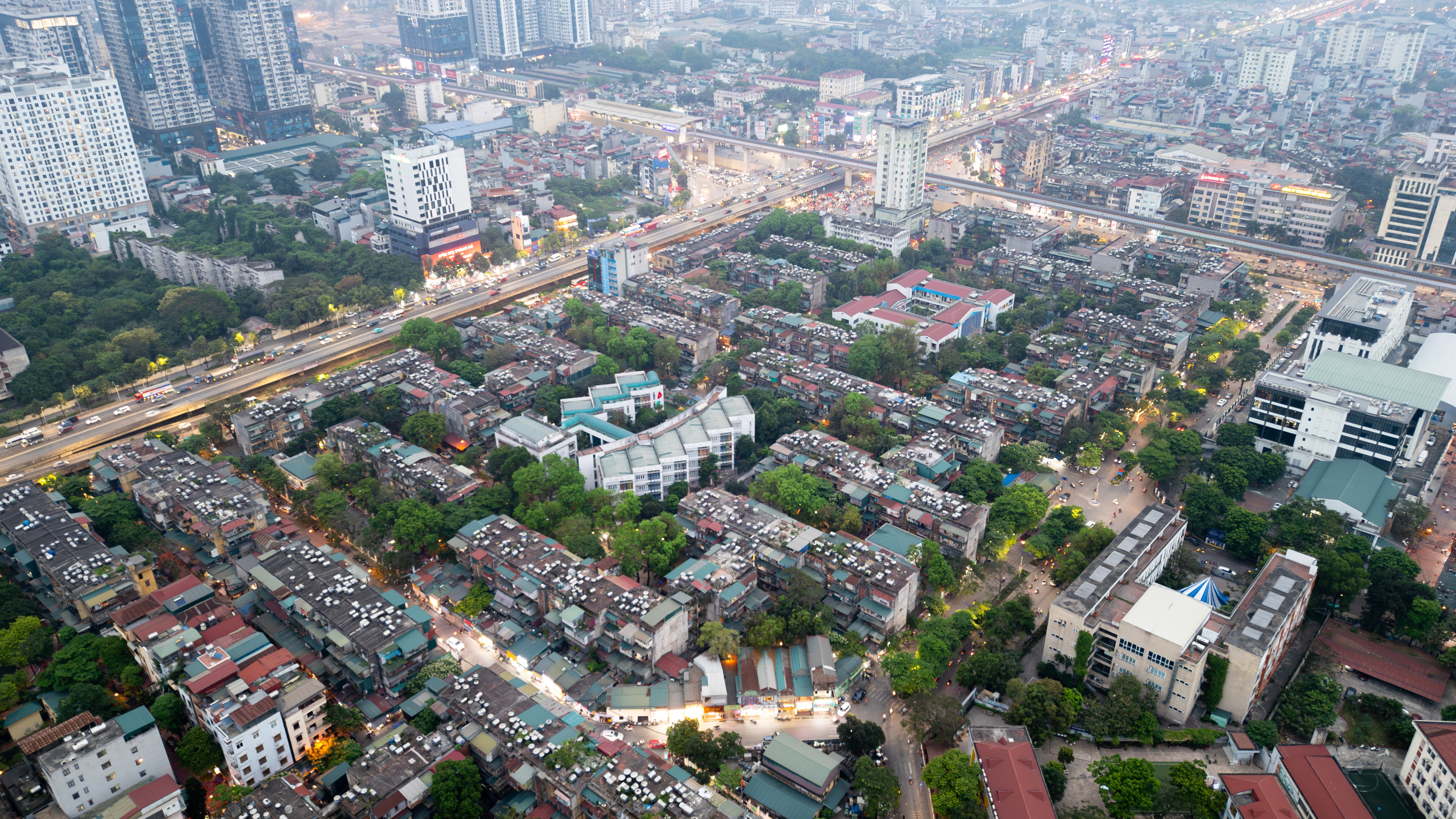 Cai tao,  Ha Noi,  Khu tap the,  Thanh Xuan Bac,  Do thi,  Ha tang anh 1