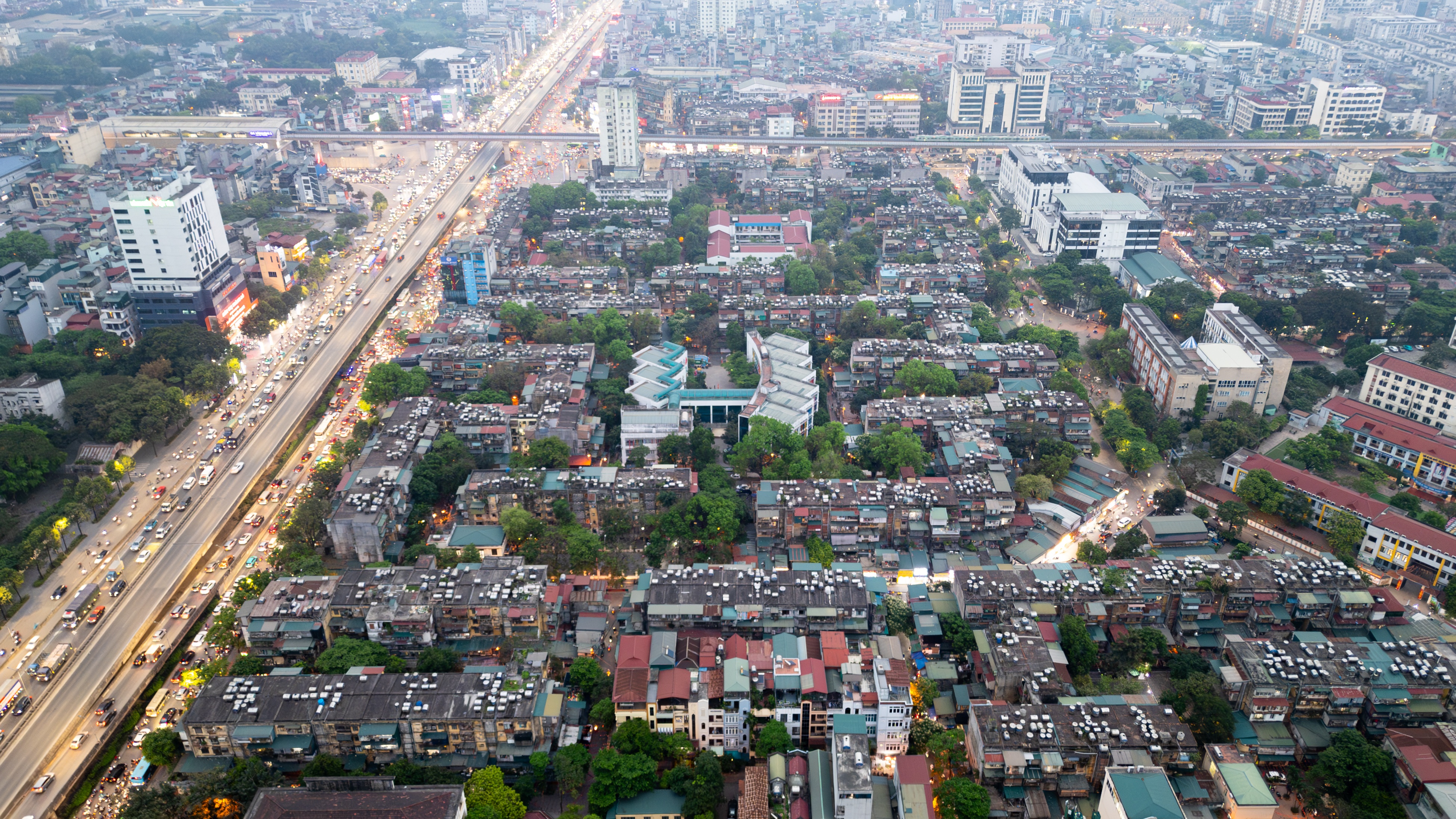 Cai tao,  Ha Noi,  Khu tap the,  Thanh Xuan Bac,  Do thi,  Ha tang anh 16