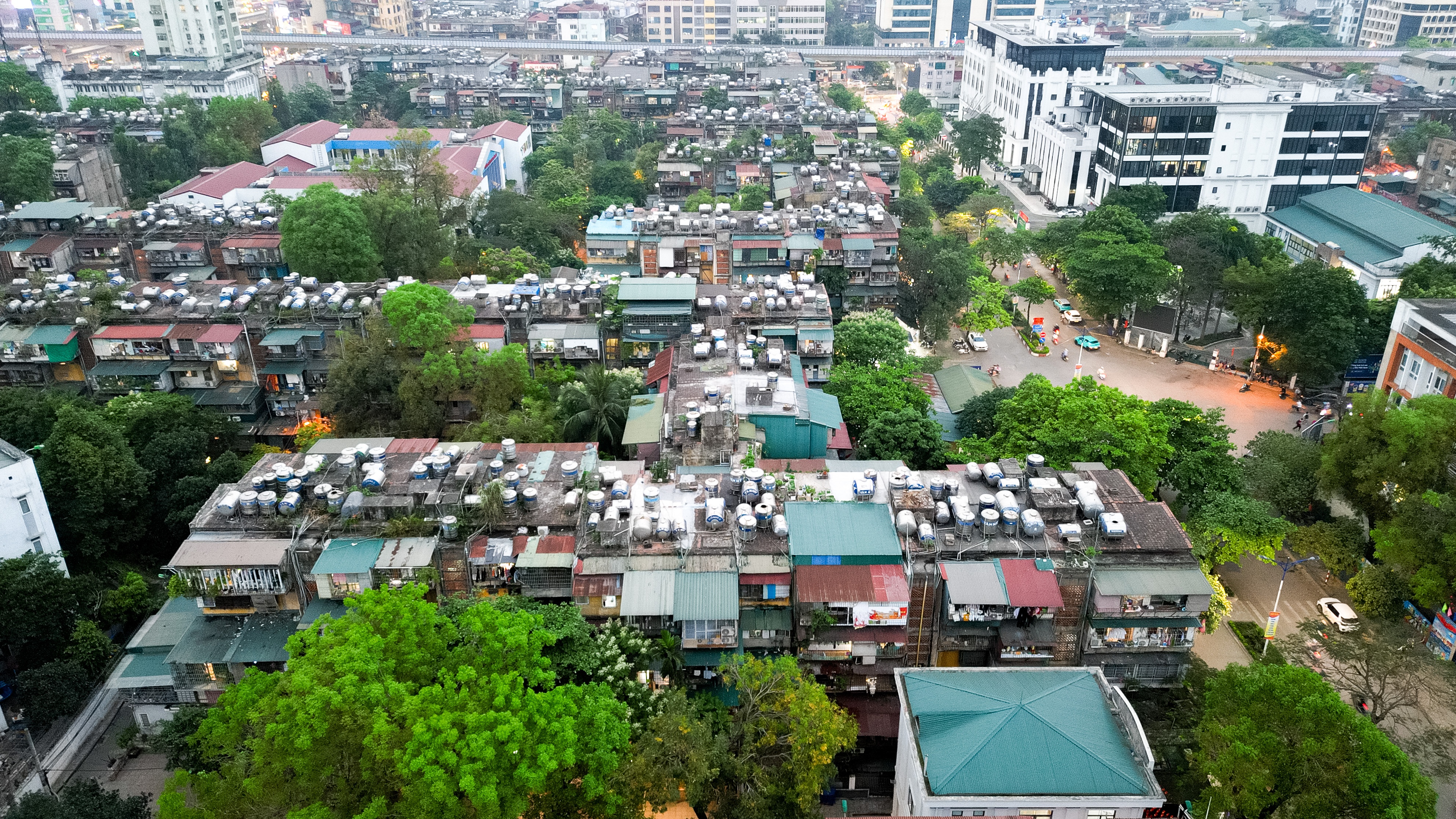 Cai tao,  Ha Noi,  Khu tap the,  Thanh Xuan Bac,  Do thi,  Ha tang anh 15