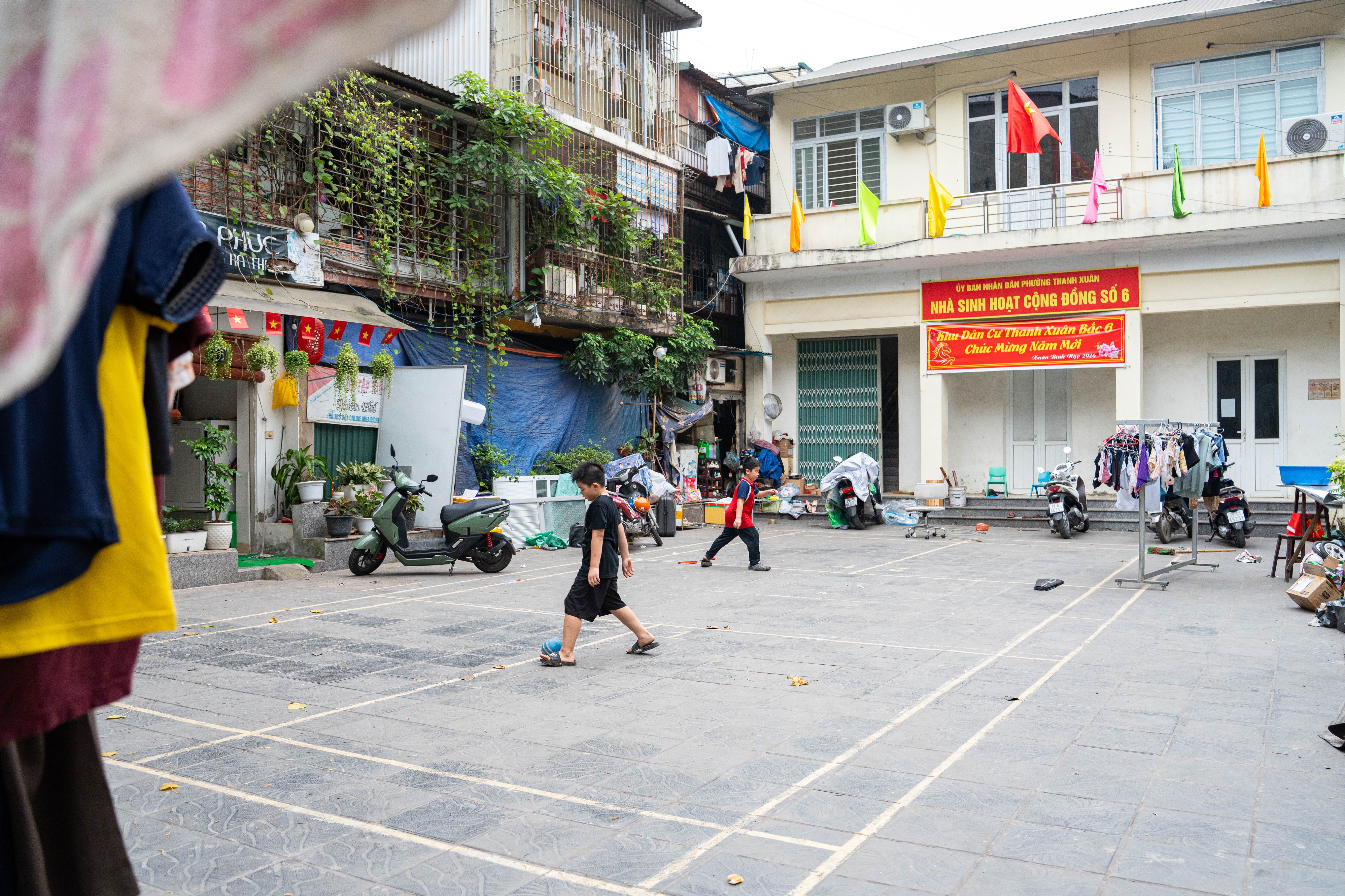 Cai tao,  Ha Noi,  Khu tap the,  Thanh Xuan Bac,  Do thi,  Ha tang anh 13