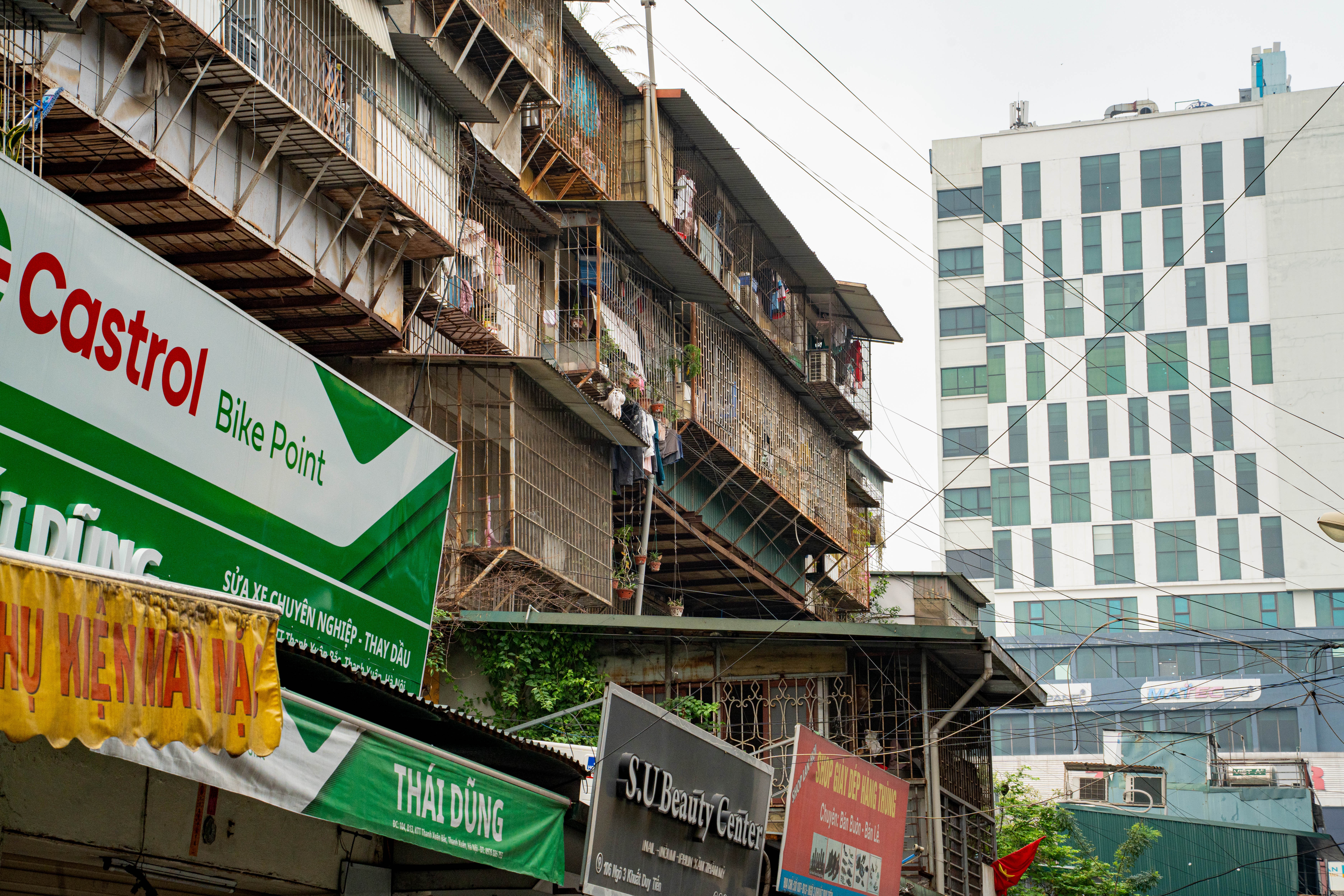 Cai tao,  Ha Noi,  Khu tap the,  Thanh Xuan Bac,  Do thi,  Ha tang anh 4