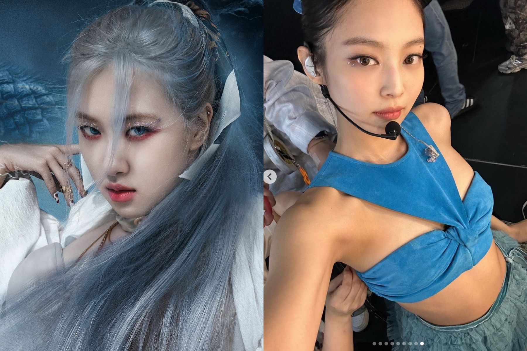 Hoc BlackPink kieu trang diem mat o Coachella hinh anh