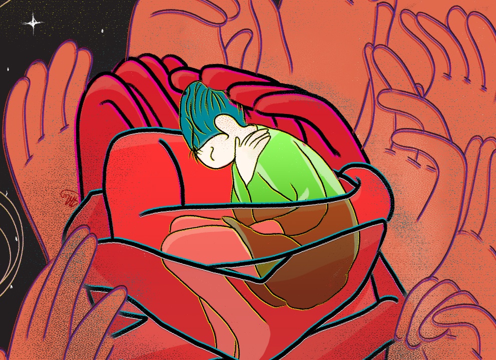 Ba me nguoi yeu ho tro gia dinh toi luc kho khan hinh anh