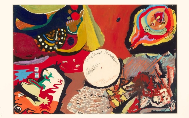 Buc tranh cuoi cung cua The Beatles dang gia bao nhieu? hinh anh