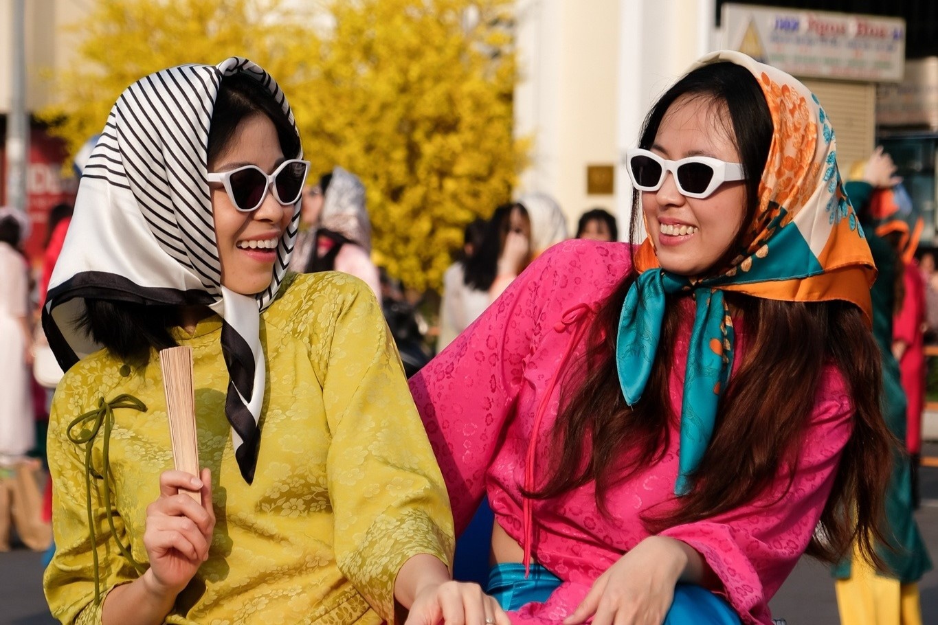 Di lam van vui du nhan 0 dong thuong Tet hinh anh