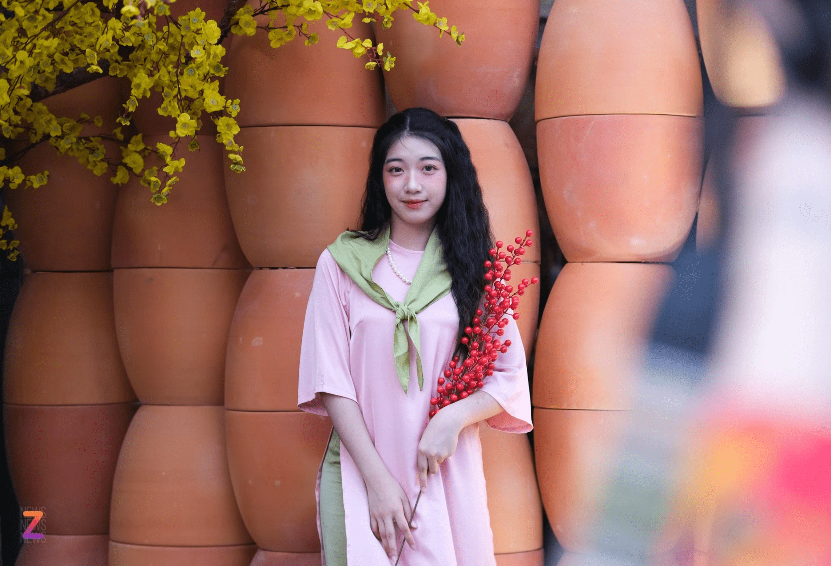 Tet Nguyen dan,  ao dai Tet anh 1