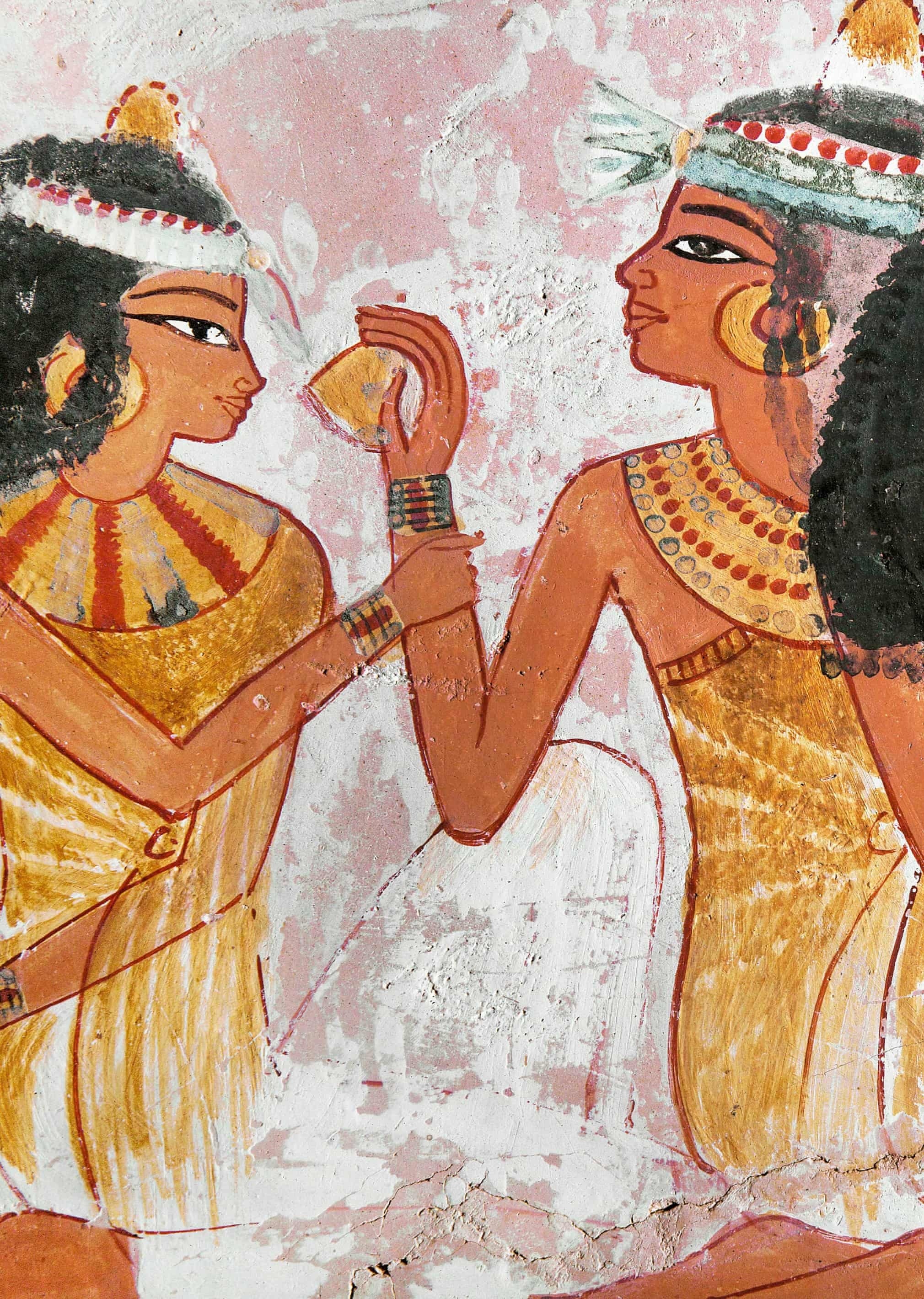 trai chanh,  qua chanh vang,  buc tranh tuong,  lang mo Nakht,  tranh tinh vat anh 1