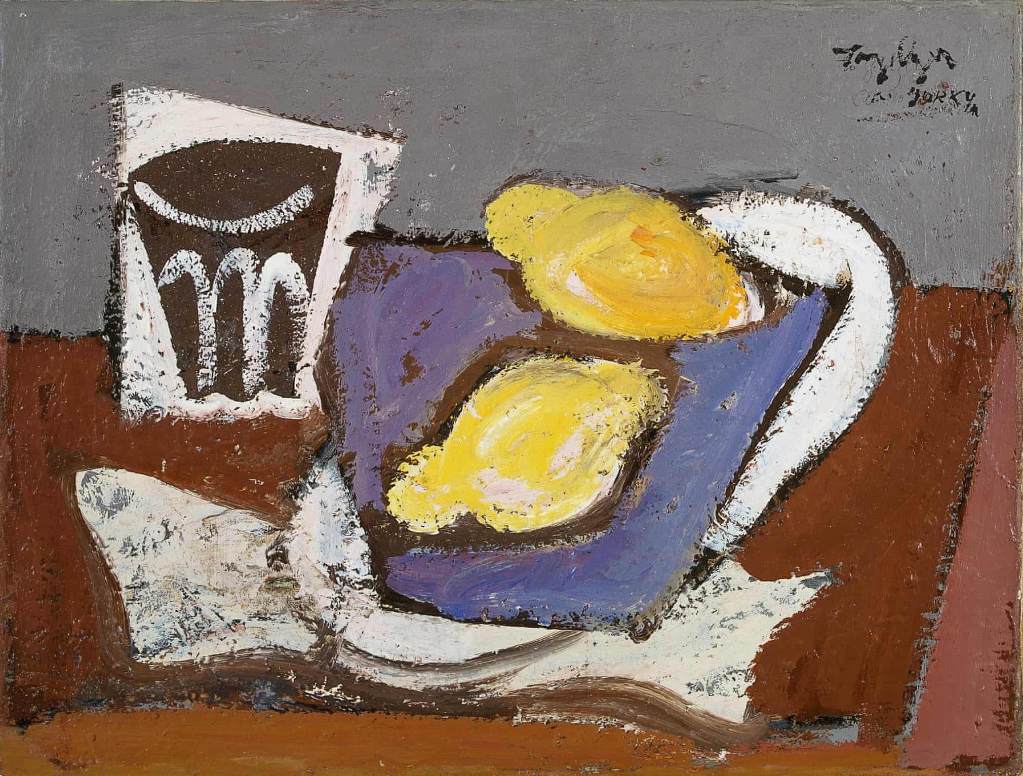 trai chanh,  qua chanh vang,  buc tranh tuong,  lang mo Nakht,  tranh tinh vat anh 2