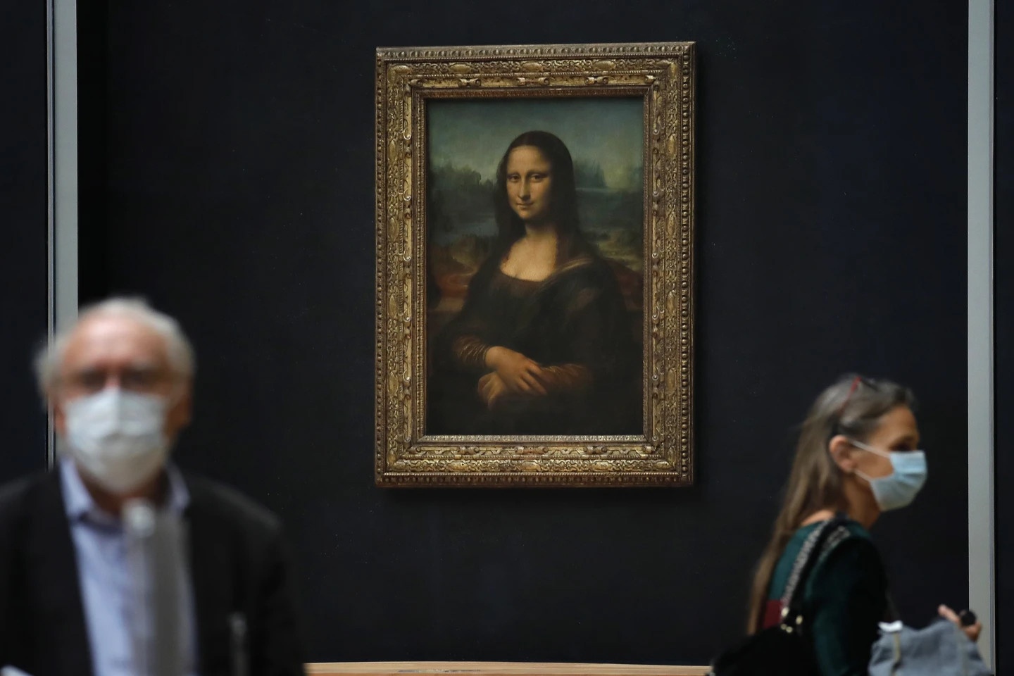 Mona Lisa bi doa danh bom hinh anh