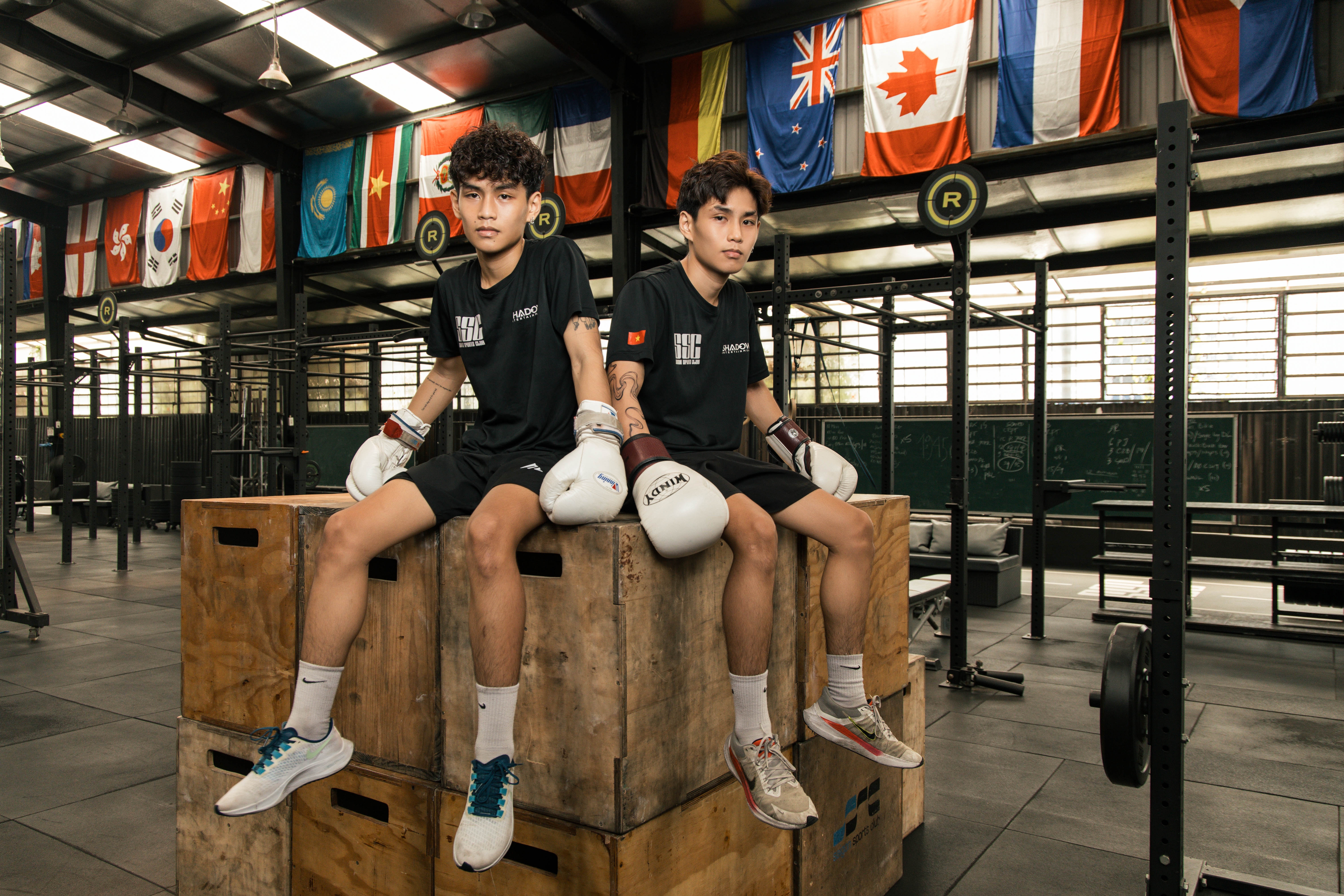 vo si boxing sinh doi,  boxing tphcm,  anh em sinh doi,  Doan Gia Thanh,  Doan Gia Dai,  Saigon Sport Club anh 2