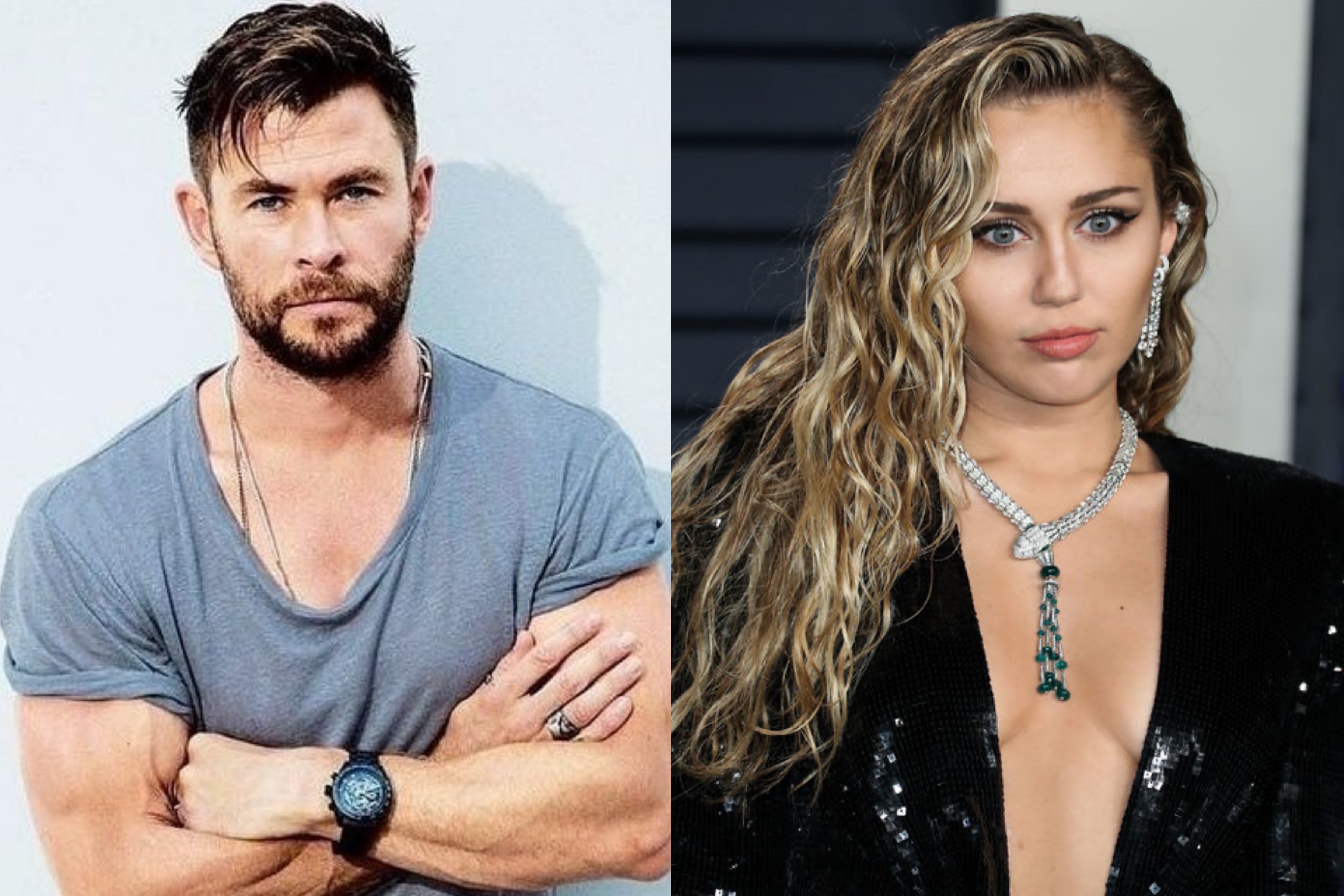 Than sam Chris Hemsworth da deu em dau cu Miley Cyrus hinh anh