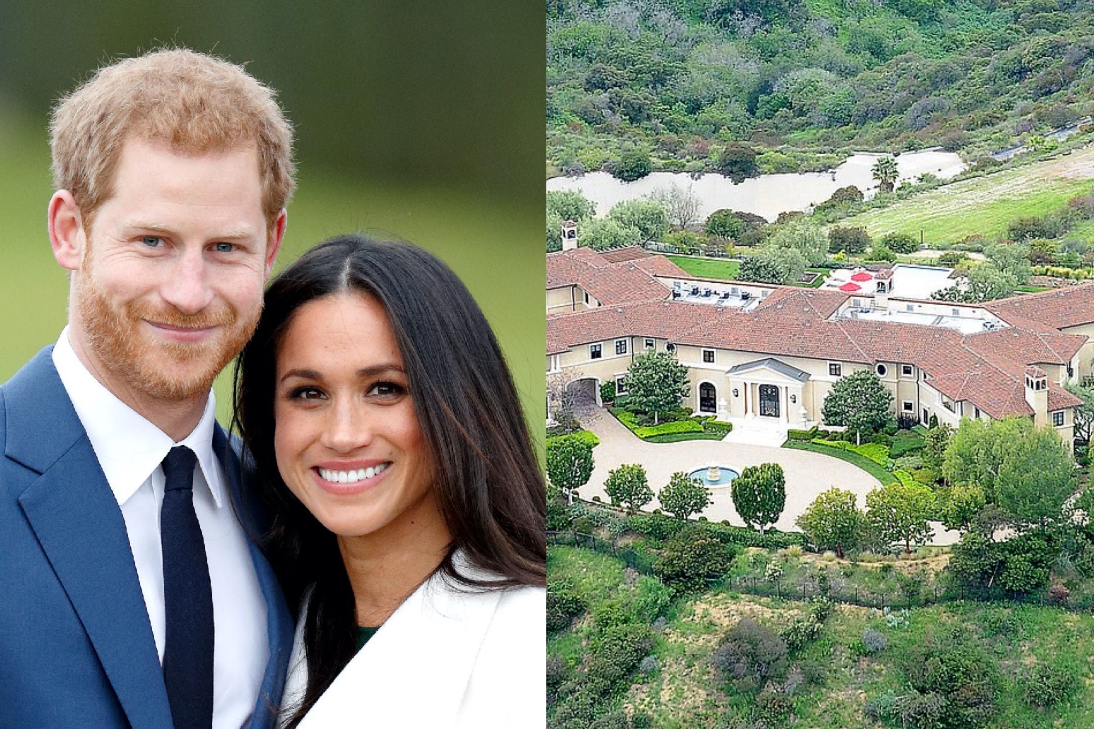 Harry - Meghan Markle song trong biet thu 18 trieu USD o My hinh anh