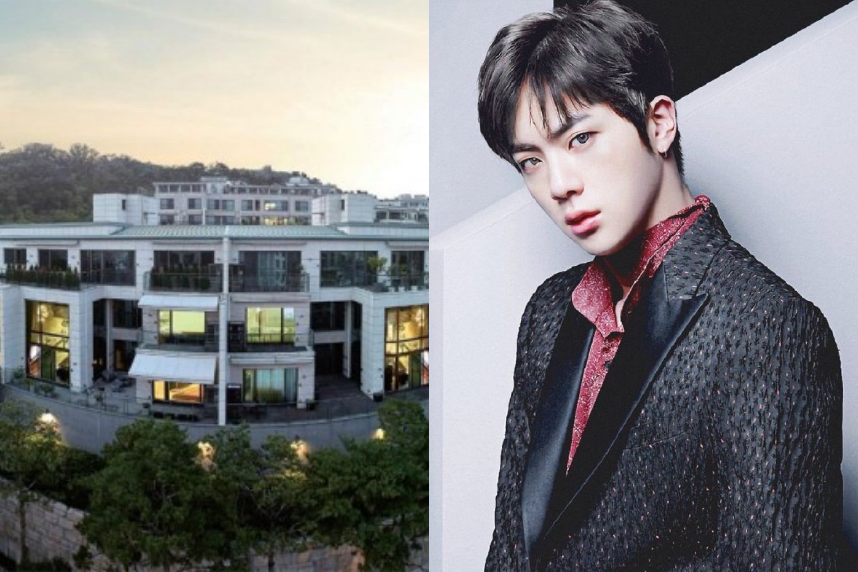 Jin (BTS) tang nha trieu USD cho bo me hinh anh