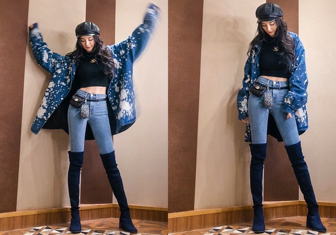 Duong Mich khoe chan dai anh 6