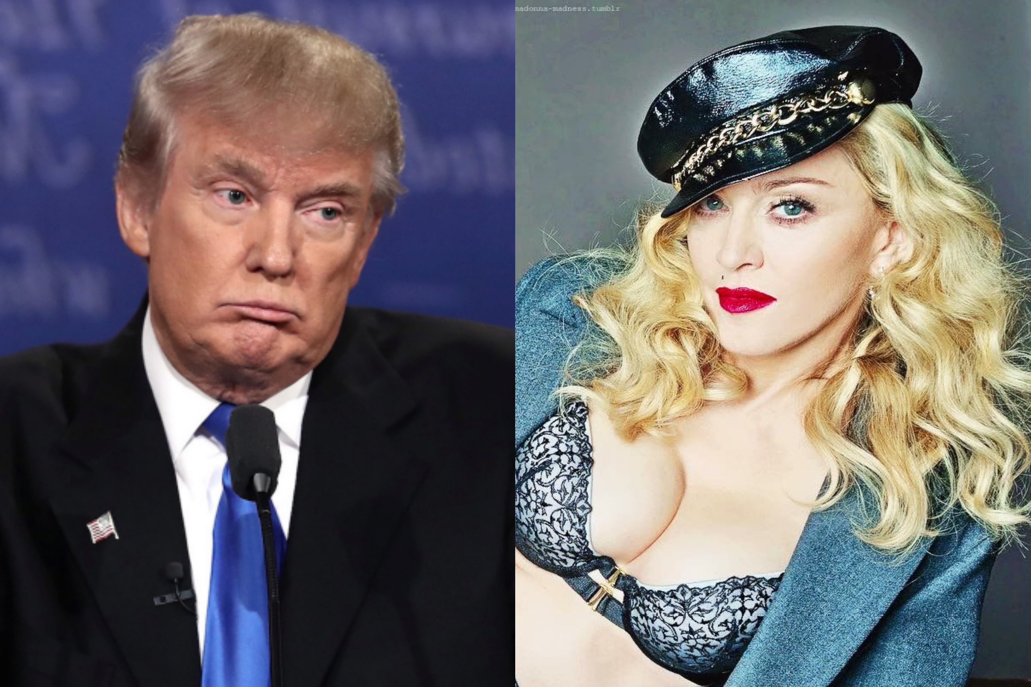 Hoi ky tiet lo moi quan he cua Tong thong Trump va Madonna hinh anh