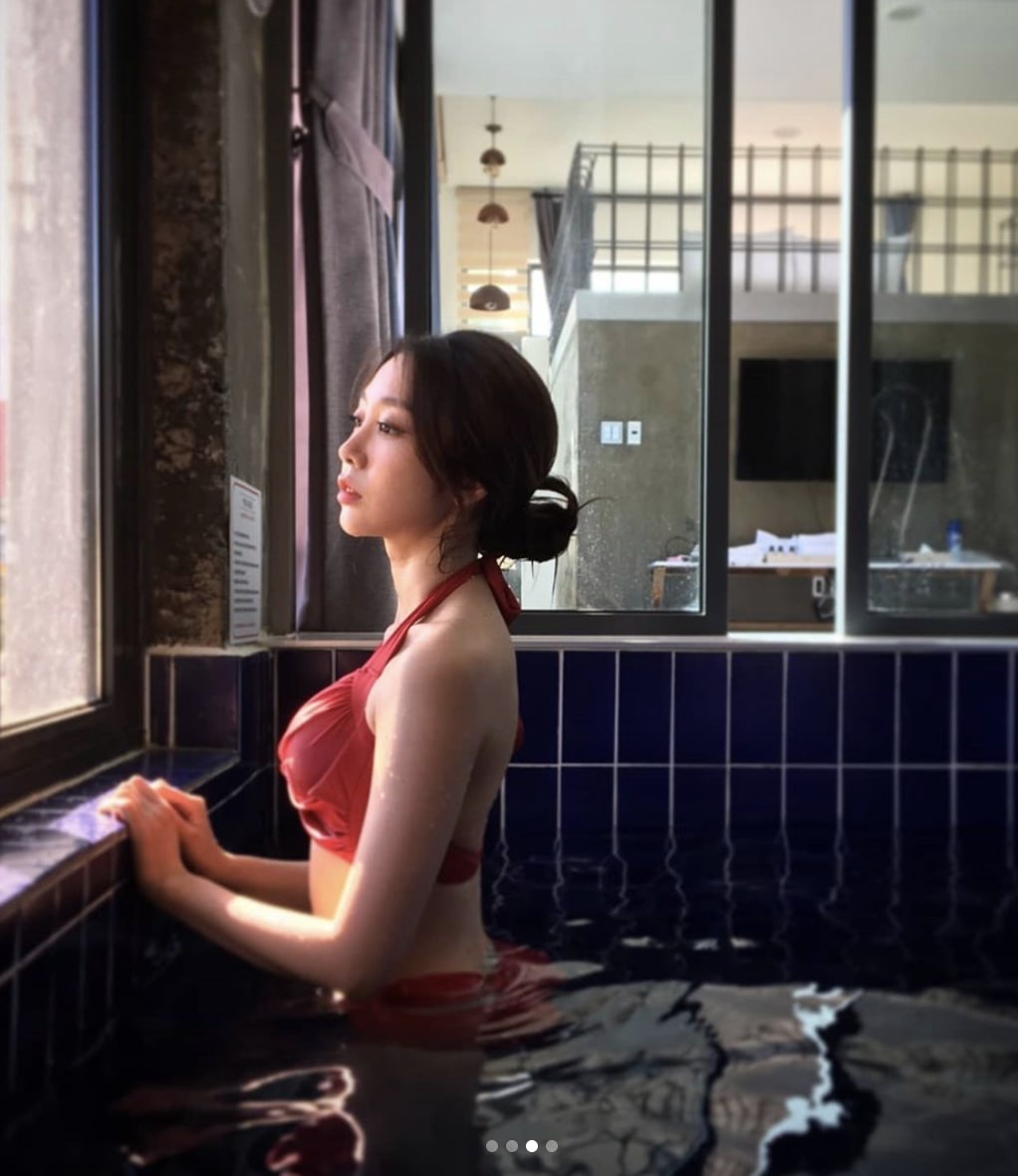 Seo Ji Soo bi chi trich vi dien bikini anh 3