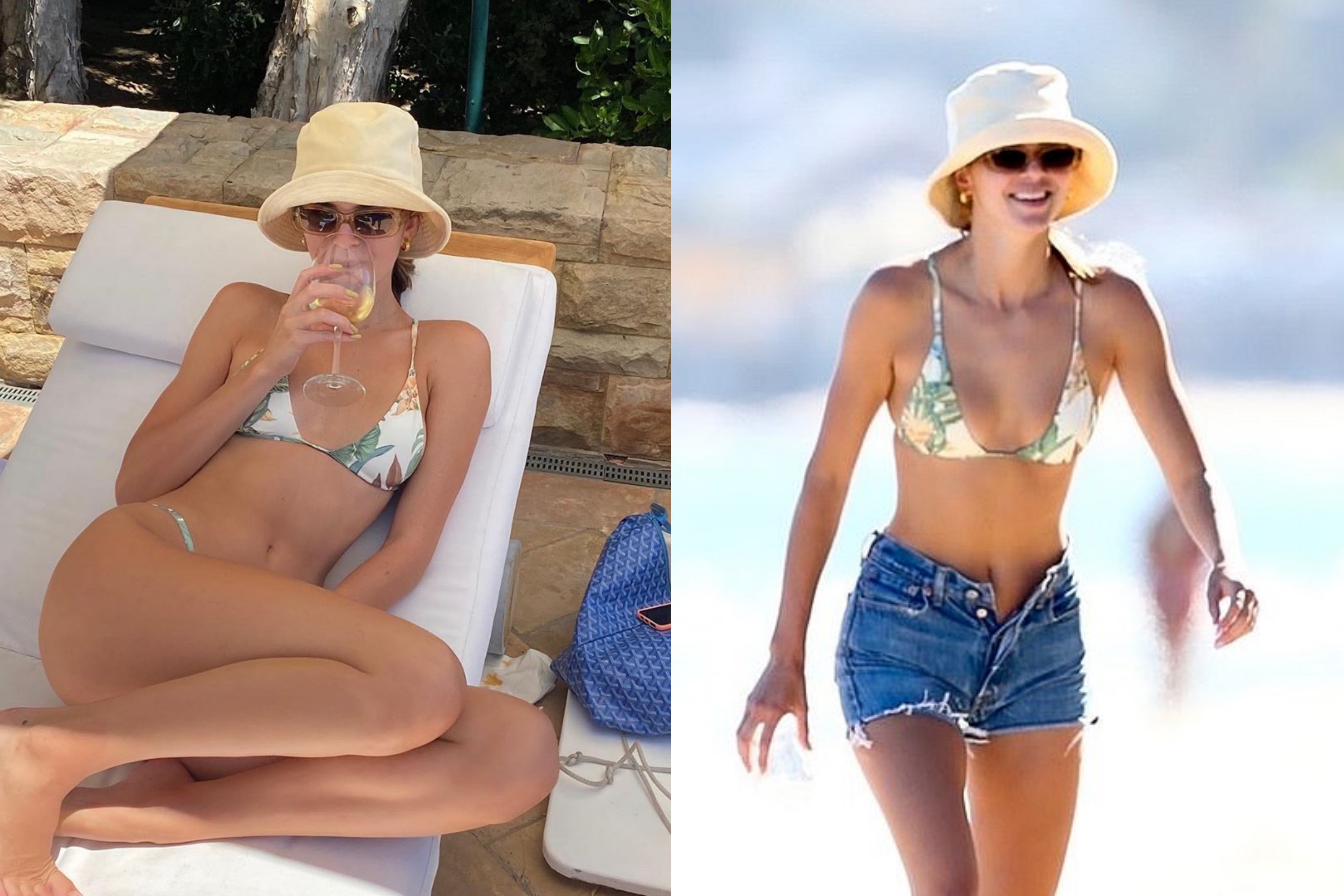 Kendall Jenner khoe vong eo phang li hinh anh