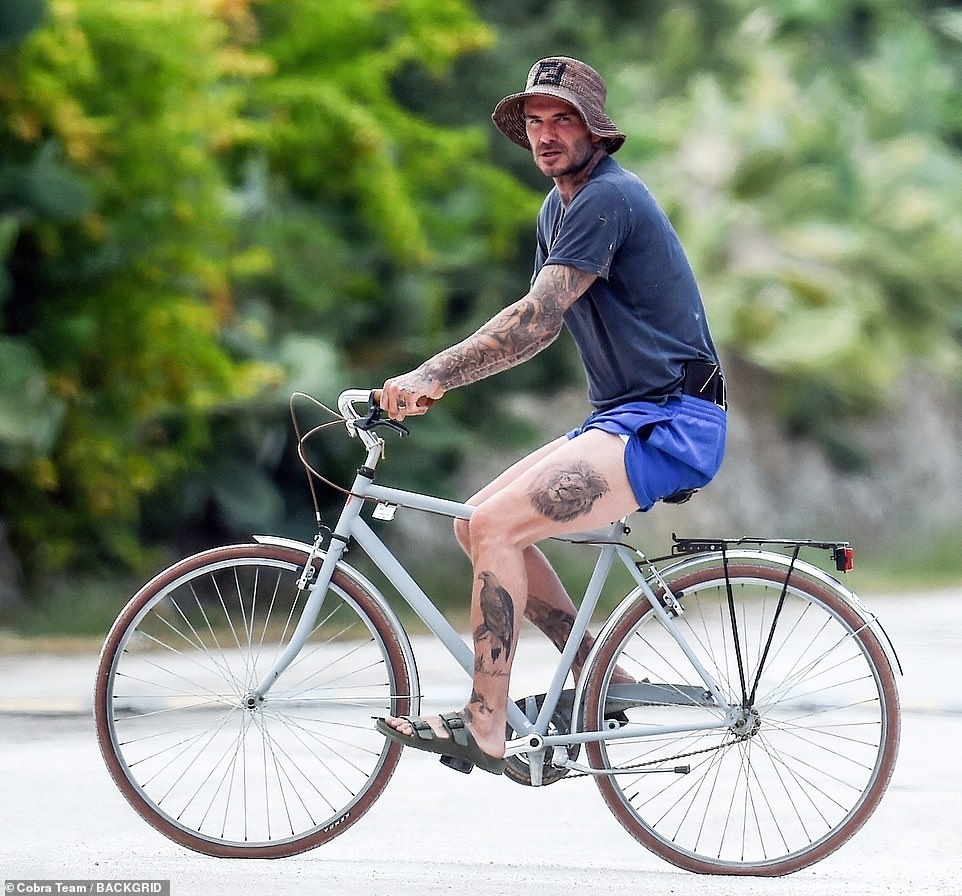 gia dinh David Beckham den Italy anh 7