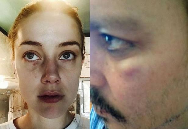 Johnny Depp vao quan ruou cung gai la anh 3