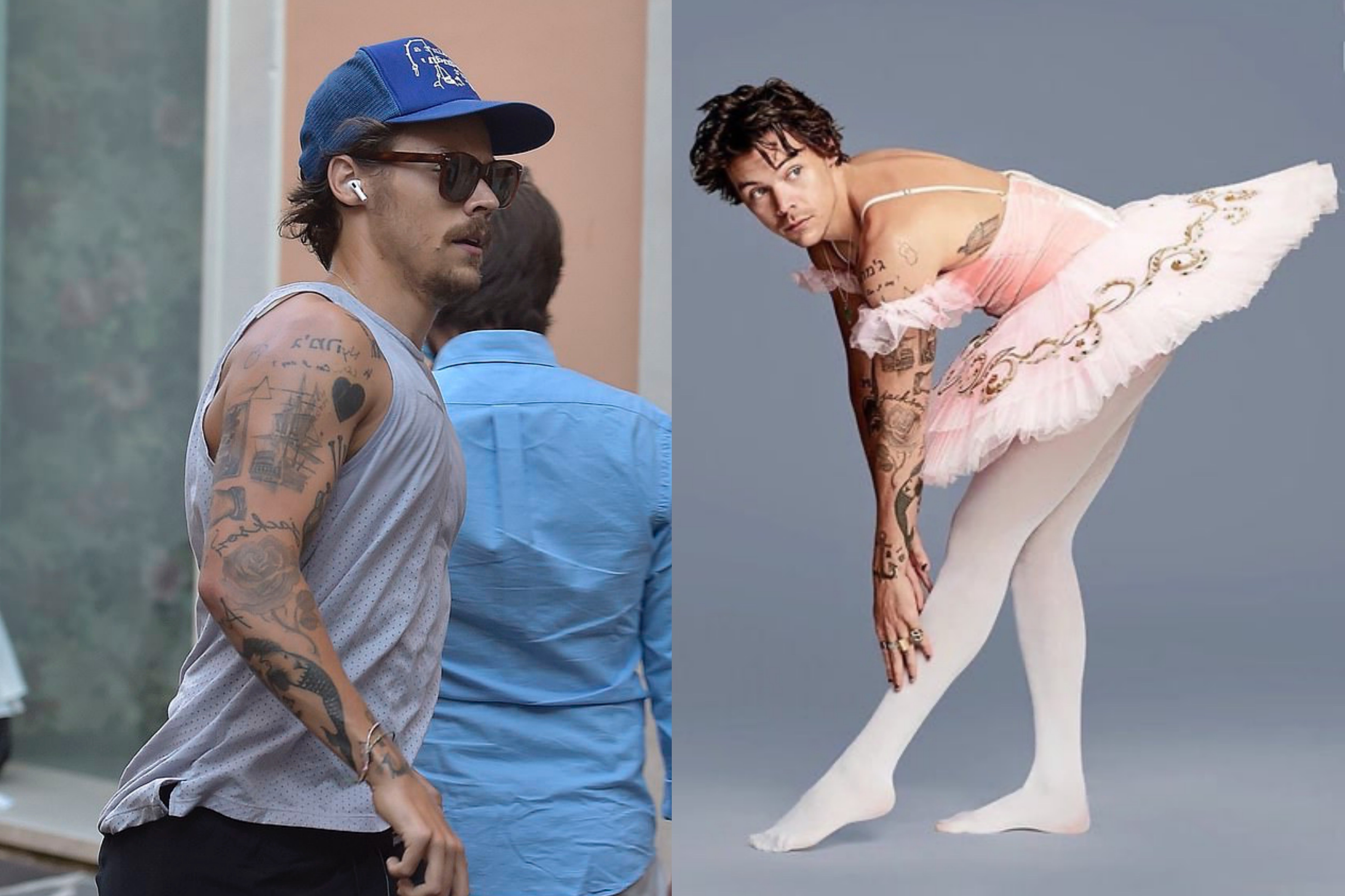 Harry Styles nam tinh tro lai sau thoi gian mac mau me, son mong tay hinh anh