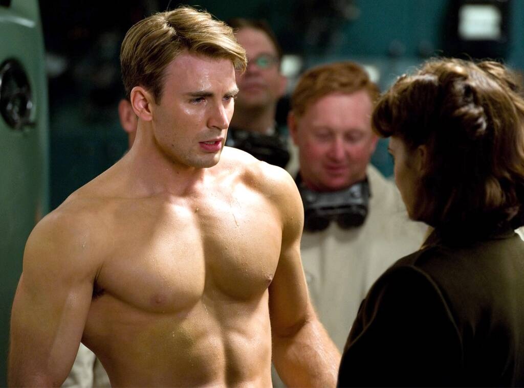 'Captain America' Chris Evans lo anh nhay cam hinh anh