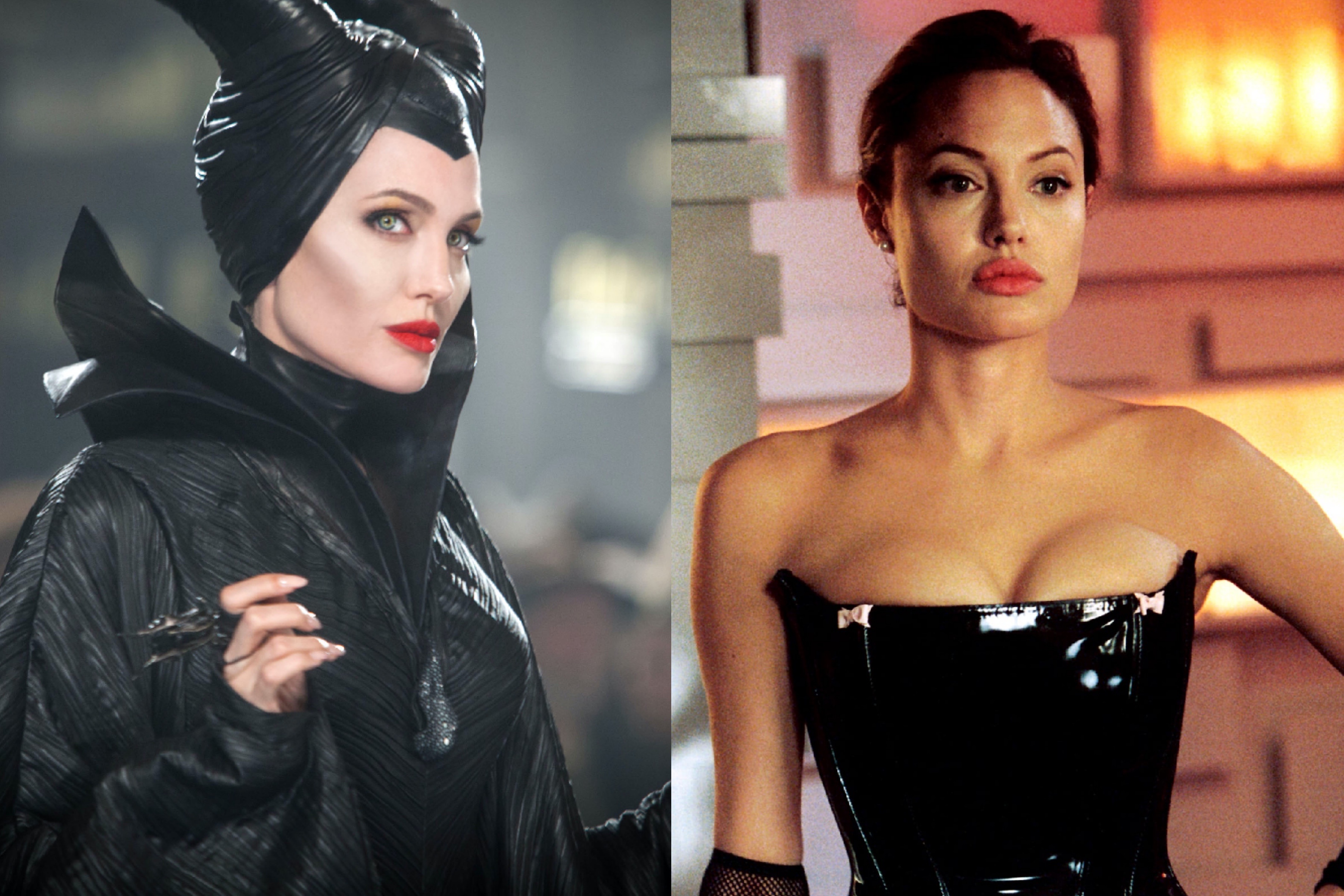 Hinh tuong doi lap cua Angelina Jolie va cac sao tren phim hinh anh