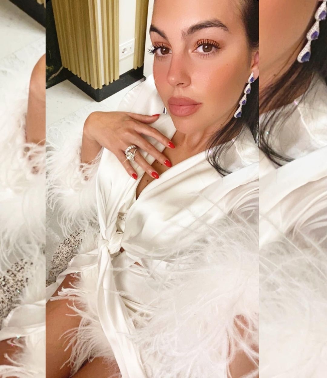 Bạn gái Ronaldo khoe nhẫn ảnh 1 Ban gai Ronaldo khoe nhan anh 1