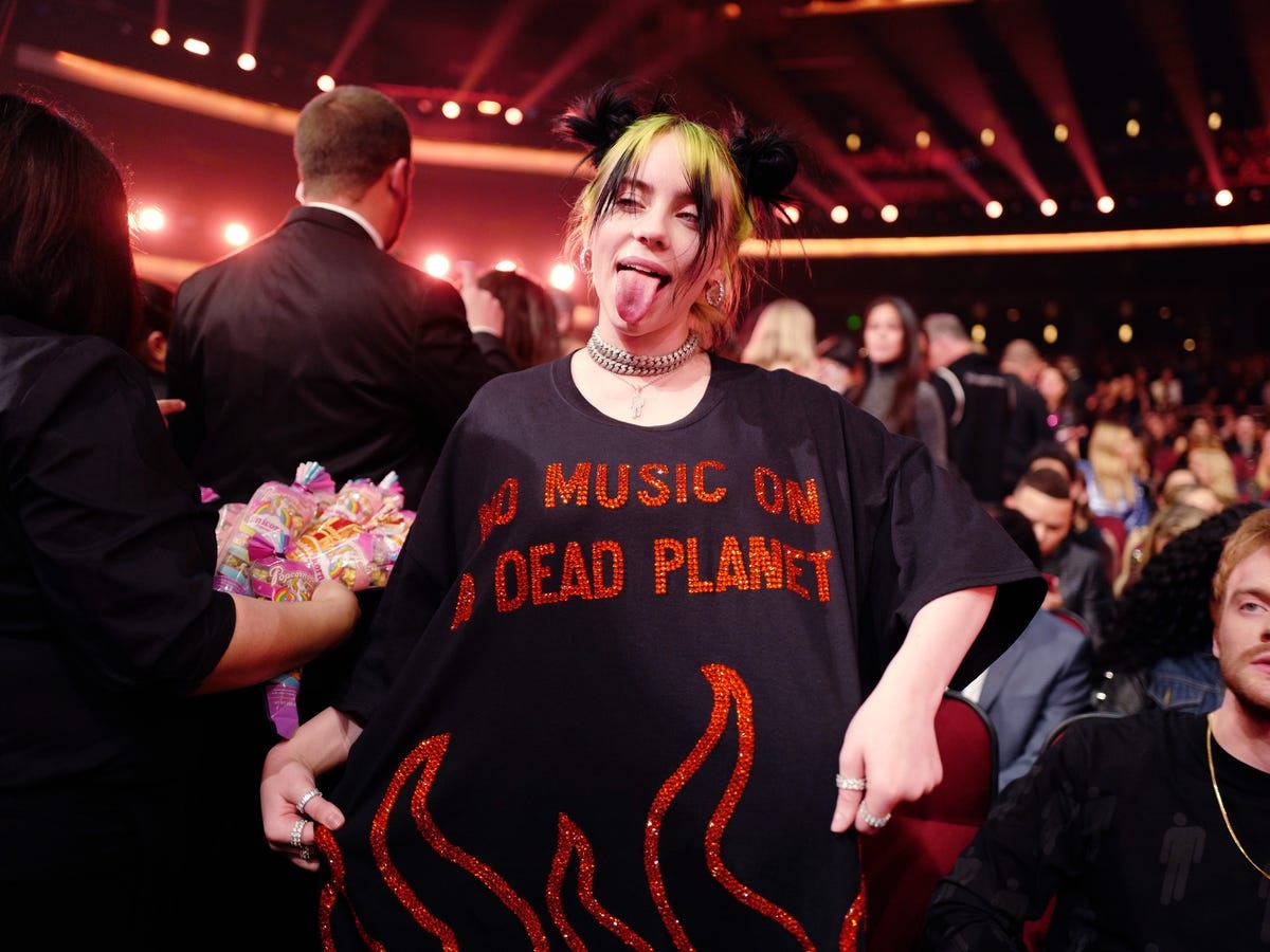 kỷ lục của Billie Eilish ảnh 2 ky luc cua Billie Eilish anh 2