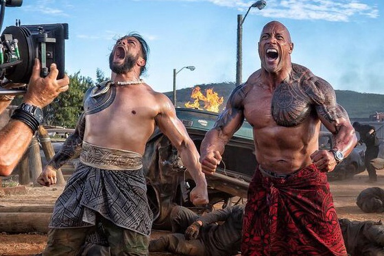 Con sot The Rock hinh anh