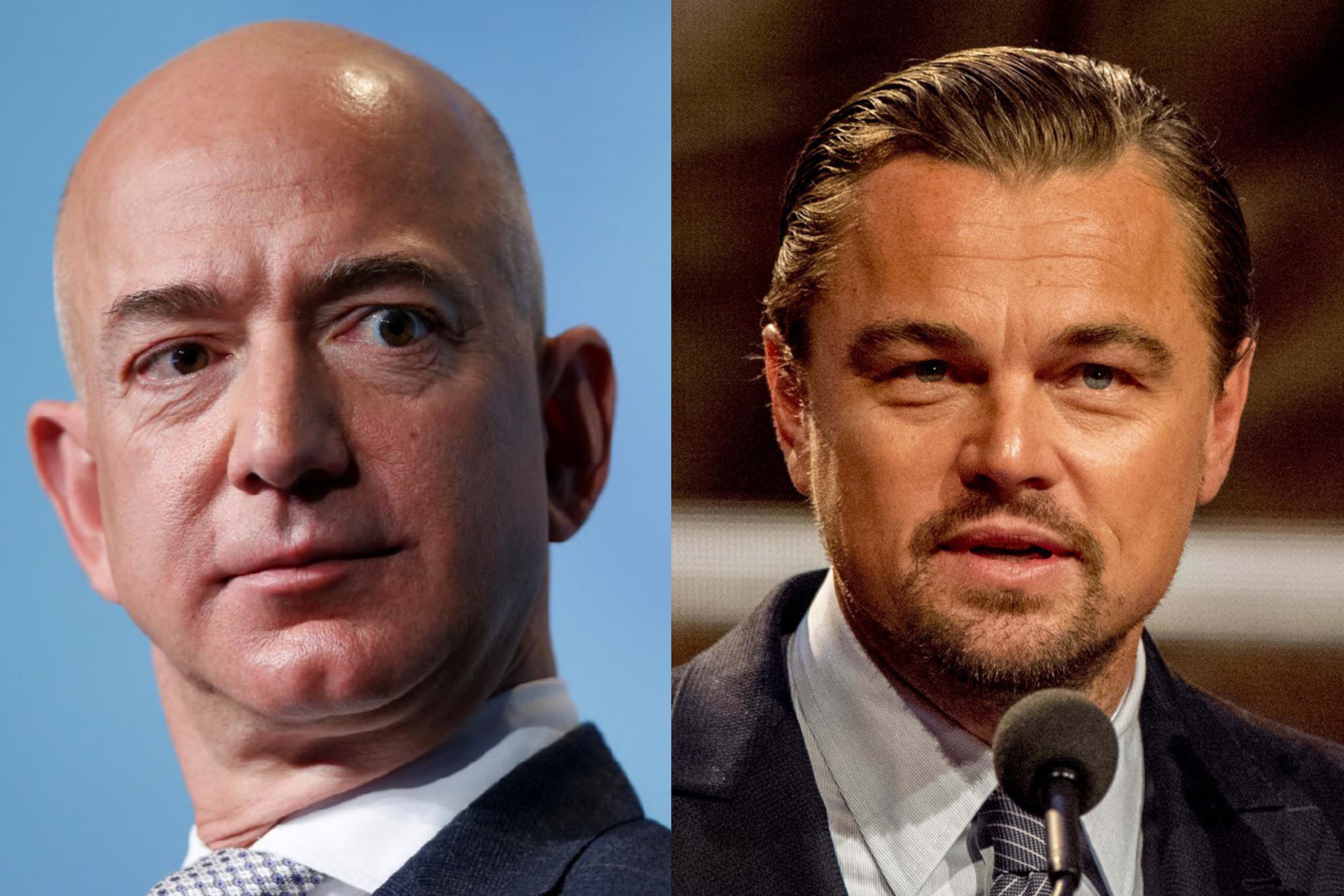 Ty phu Jeff Bezos nhac nho Leonardo DiCaprio hinh anh