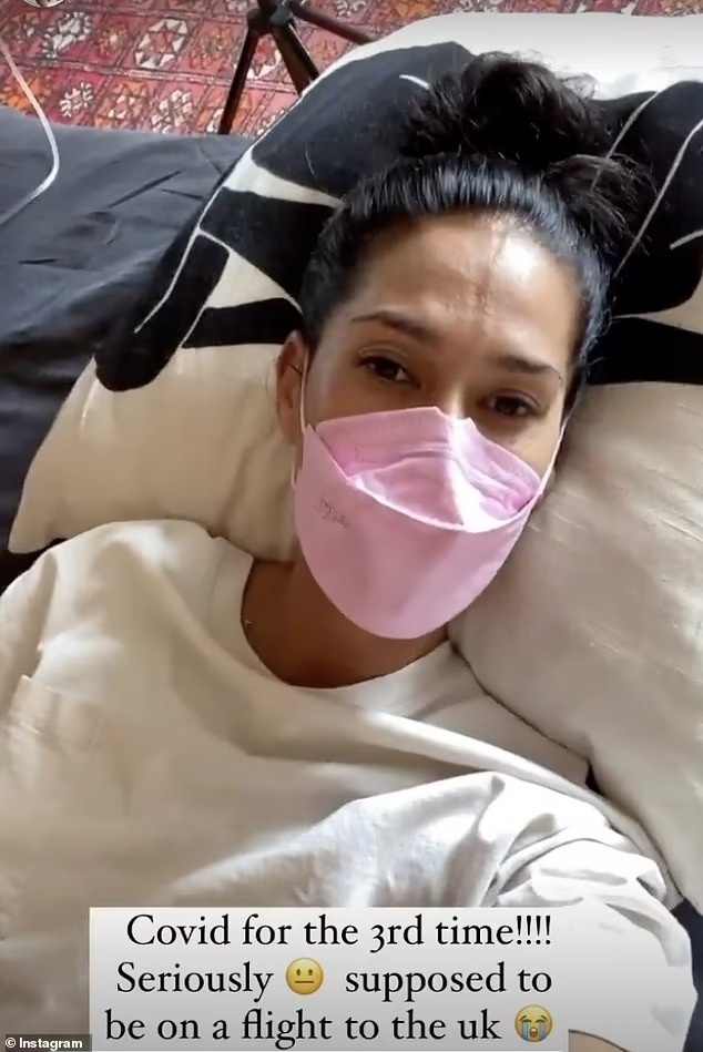 Lindy Rama-Ellis mac Covid-19 lan thu ba anh 1