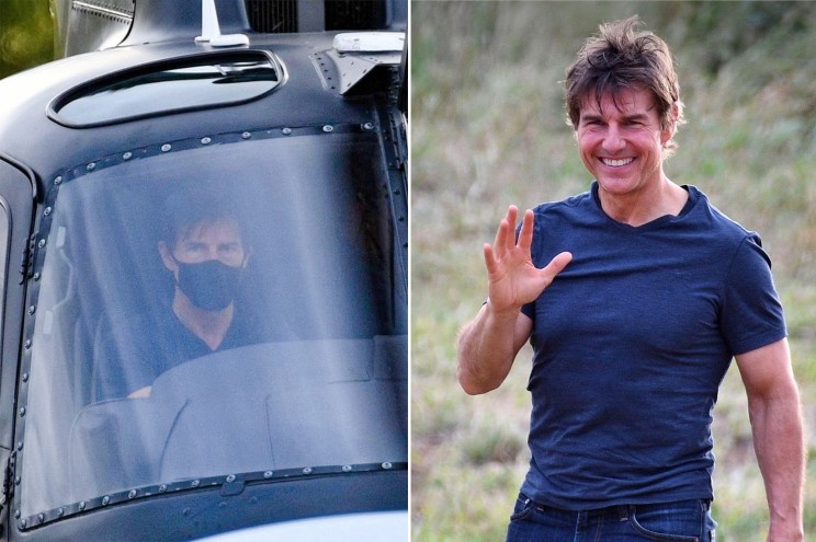 Tom Cruise lai truc thang trong 'Nhiem vu bat kha thi 8' hinh anh