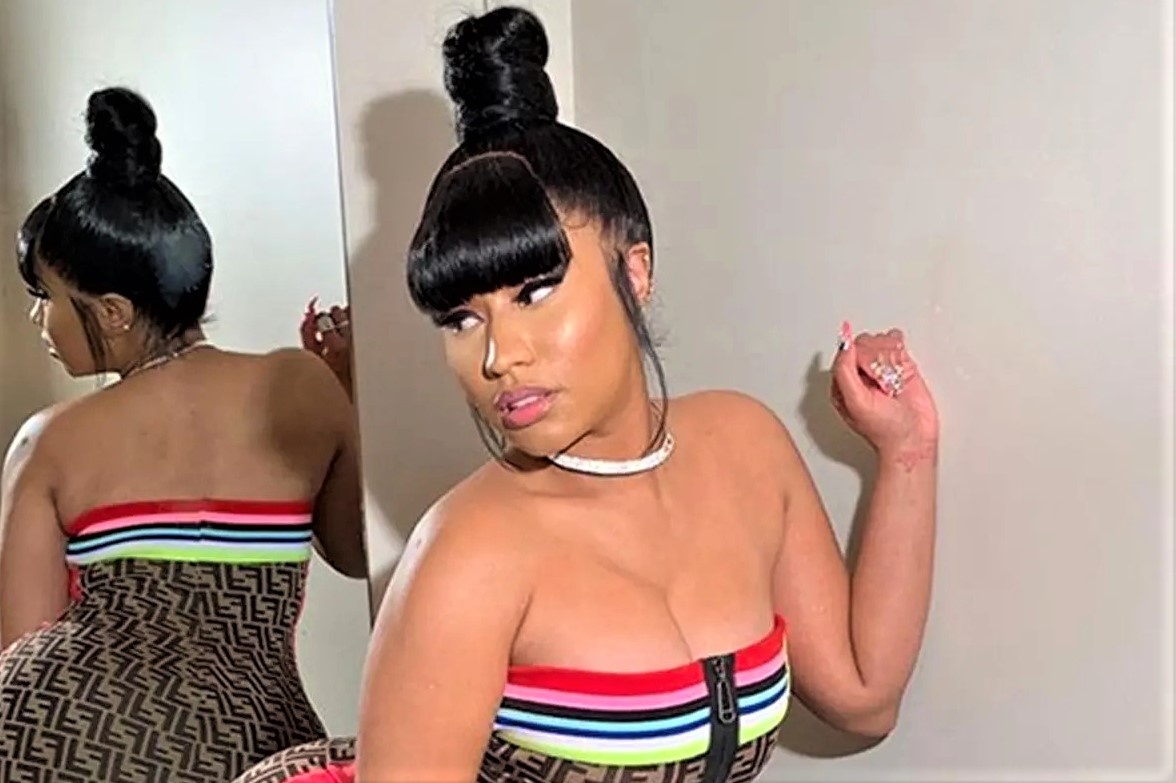 Hanh dong gay tranh cai cua Nicki Minaj hinh anh