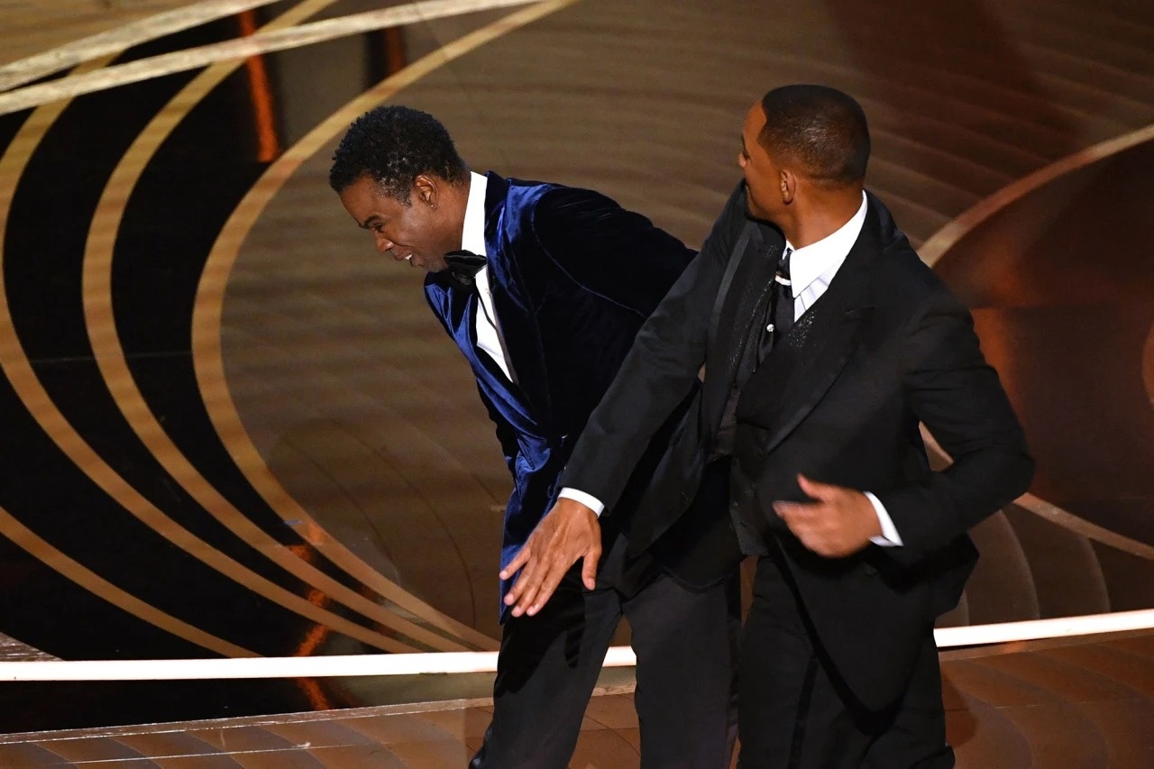Chris Rock bi danh tai Oscar anh 2