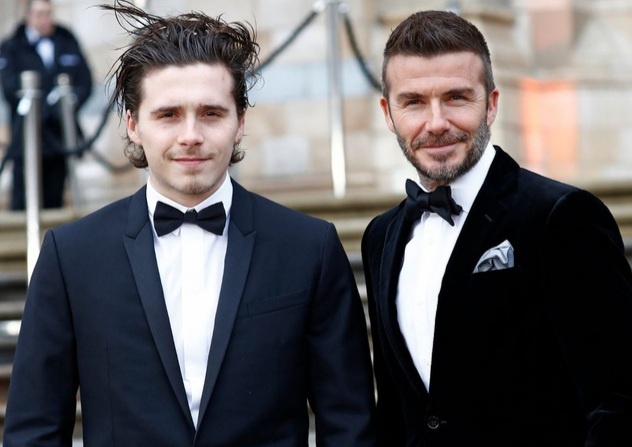 Nha Beckham bi phan ung vi tiec cuoi xa hoa cua con trai hinh anh