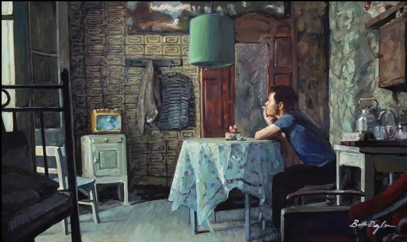 Bob Dylan ve tranh Luong Trieu Vy anh 2