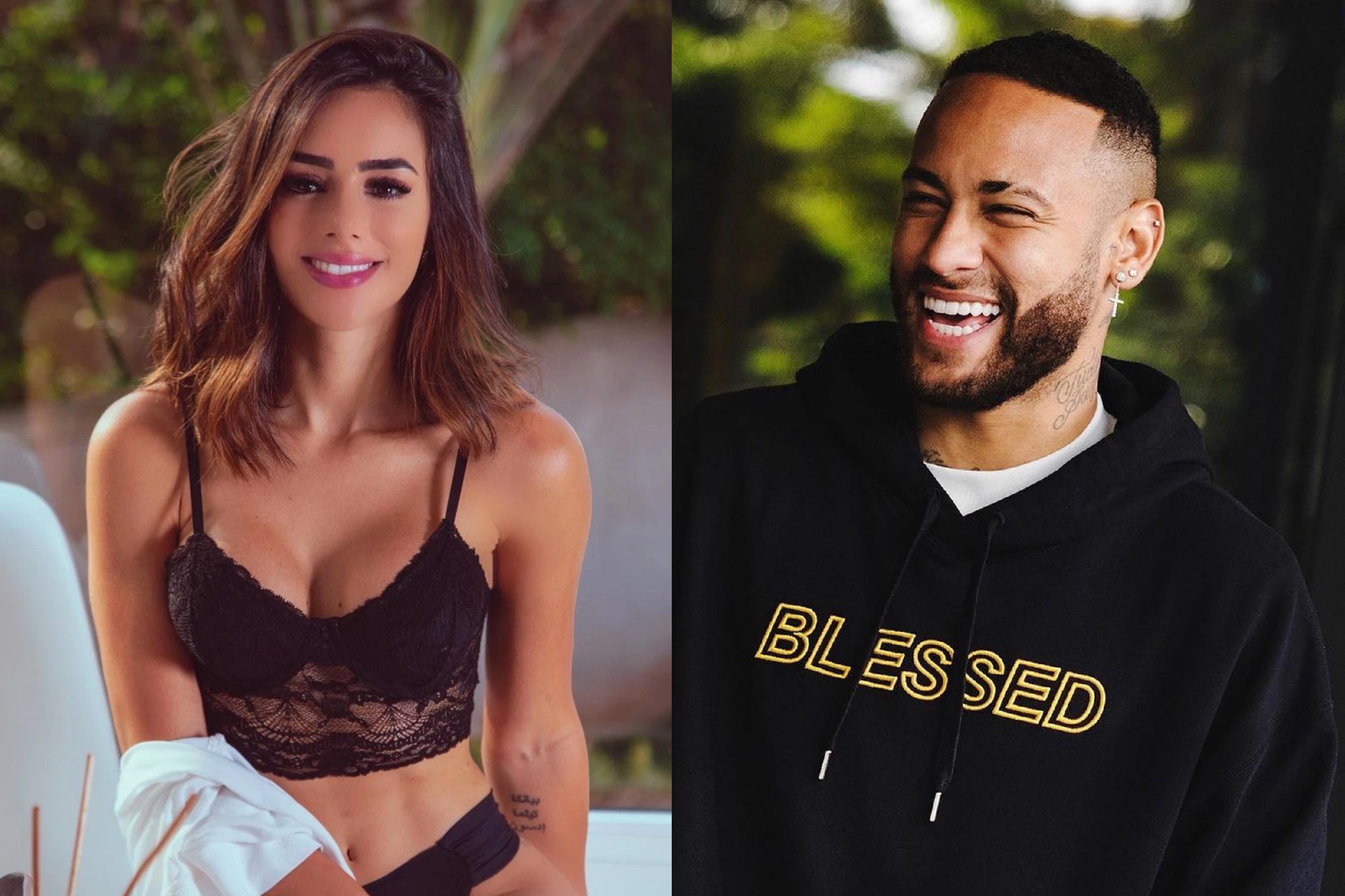 Neymar cong khai tinh cam voi ban gai nguoi mau hinh anh