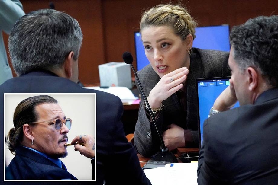 Johnny Depp am chi Amber Heard ngoai tinh hinh anh