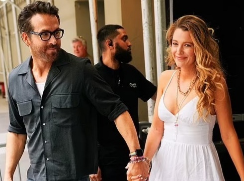 Khoanh khac doi thuong cua Ryan Reynolds va Blake Lively hinh anh