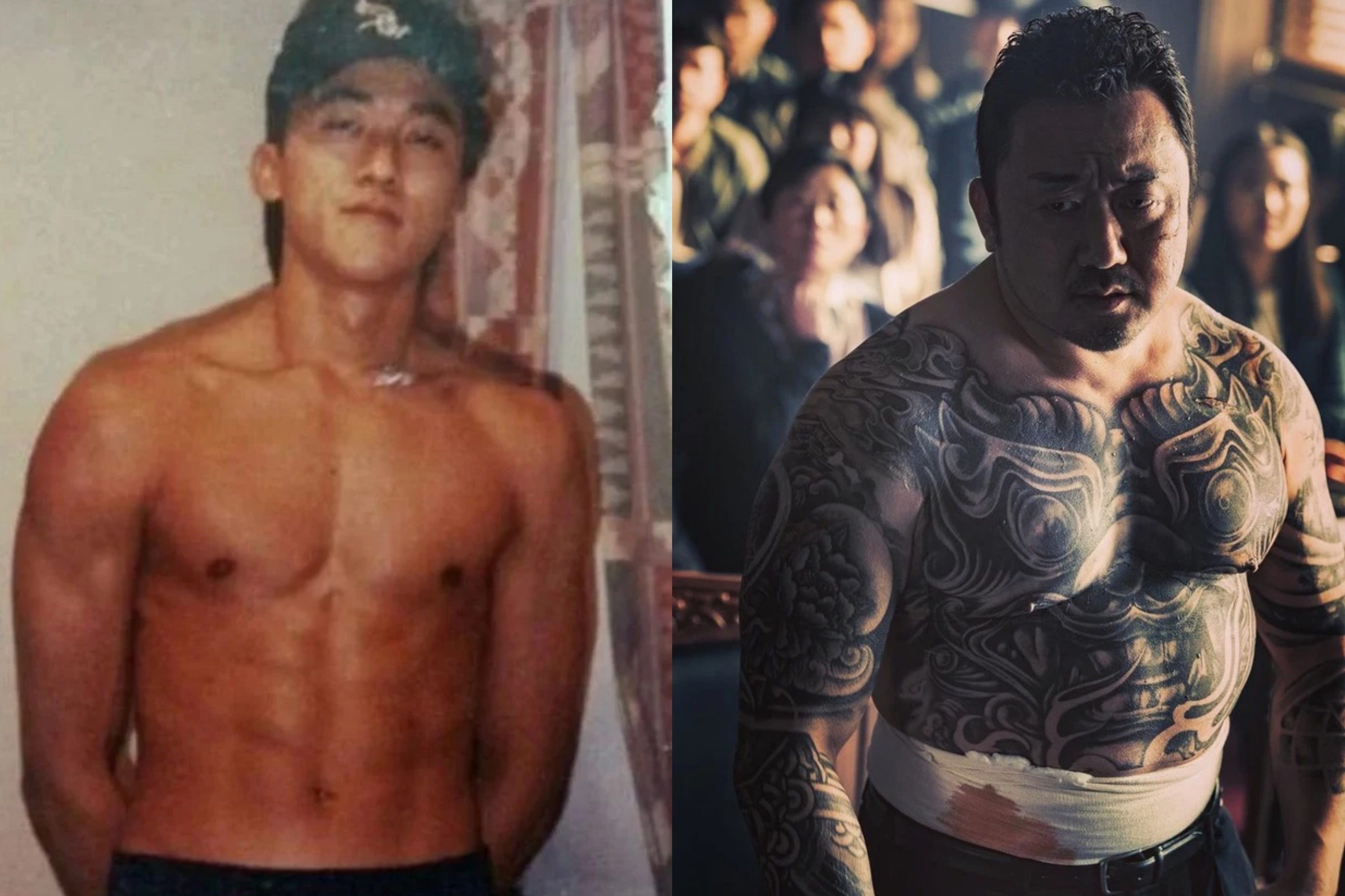 Than hinh 6 mui thoi tre cua Ma Dong Seok hinh anh