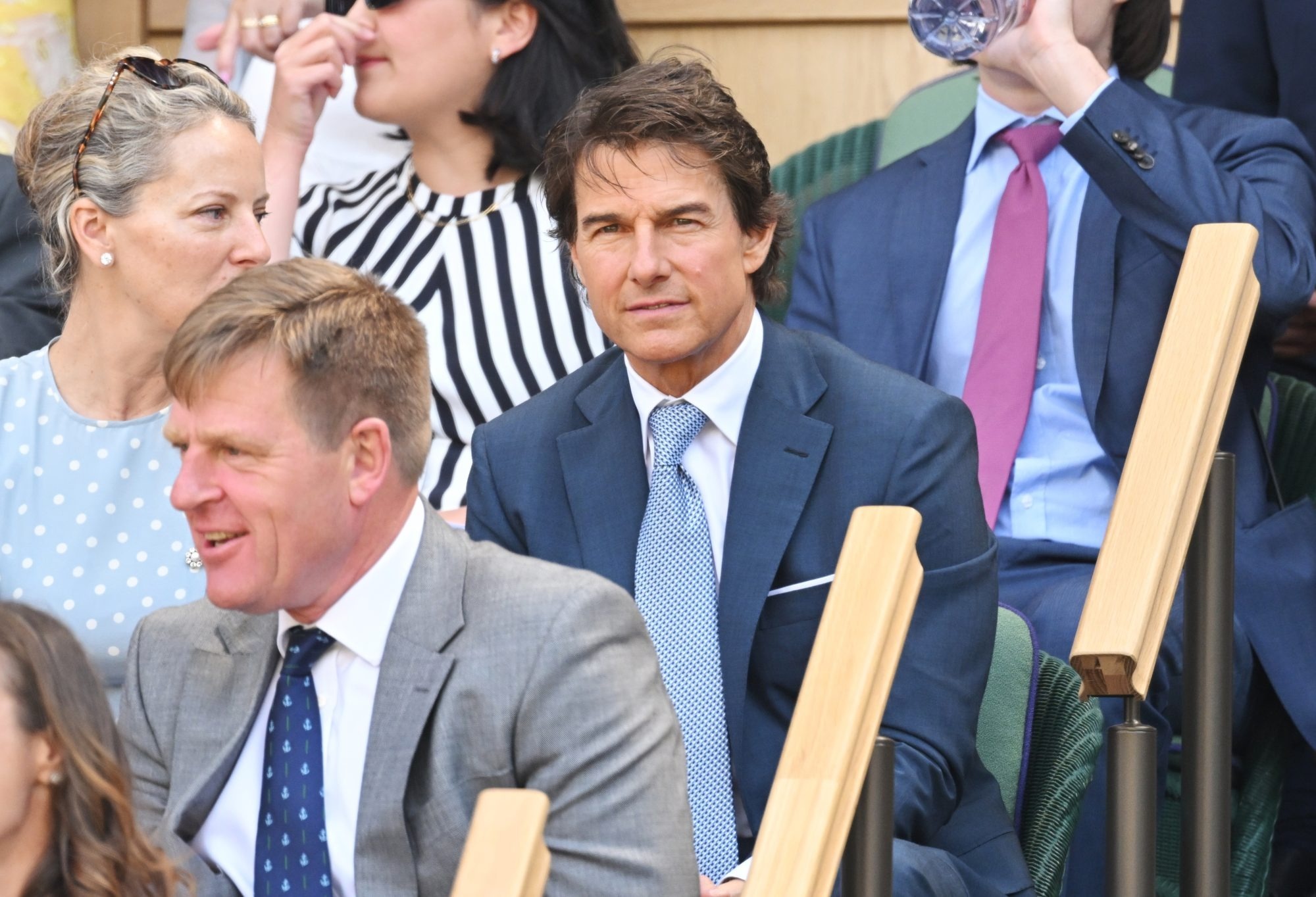 Tom Cruise tái ngộ Kate Middleton tại chung kết Wimbledon ảnh 1 Tom Cruise tai ngo Kate Middleton tai chung ket Wimbledon anh 1