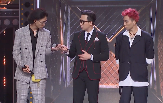 Tran Thanh bi thi sinh doi Binz giat micro hinh anh