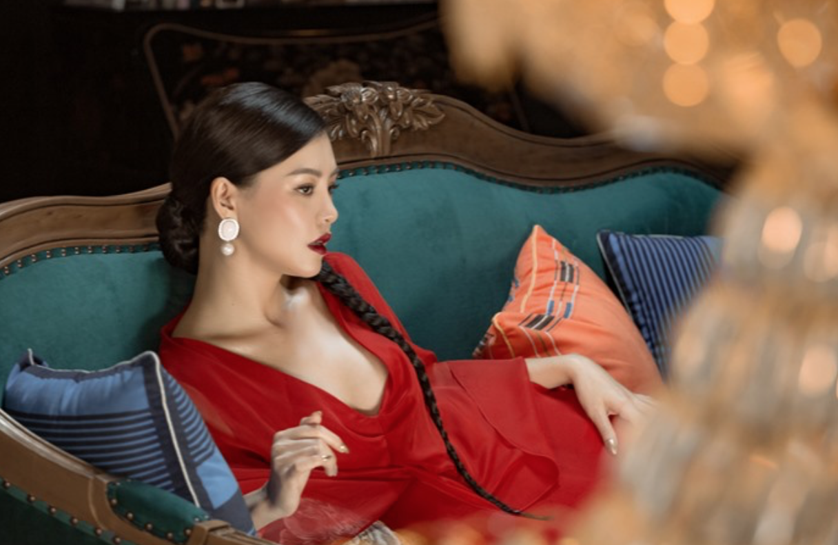 Bui Lan Huong hat nhac phim 'Gai gia lam chieu V' hinh anh