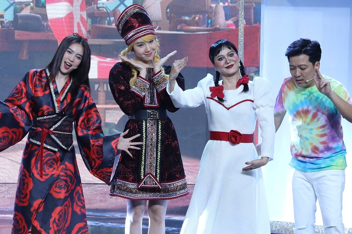 Hau truong tap vu dao cua Lan Ngoc, Thuy Ngan hinh anh